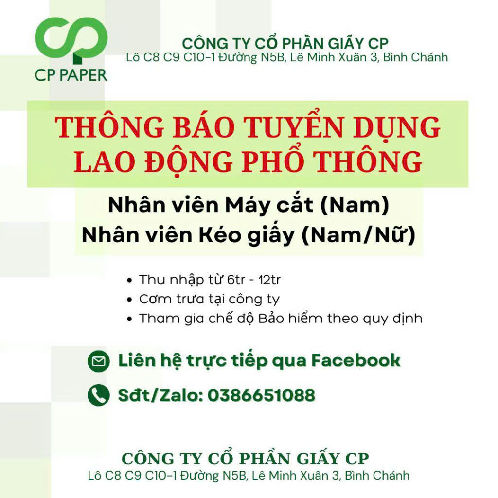 LAO ĐỘNG PHỔ THÔNG