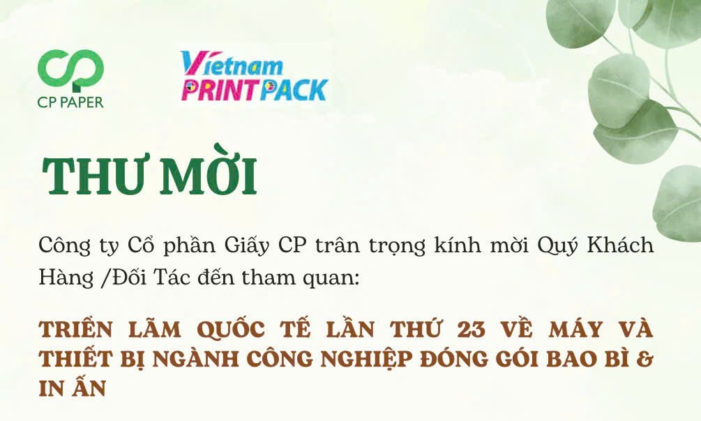 CP Paper sẵn sàng tại Vietnam PrintPack 2025